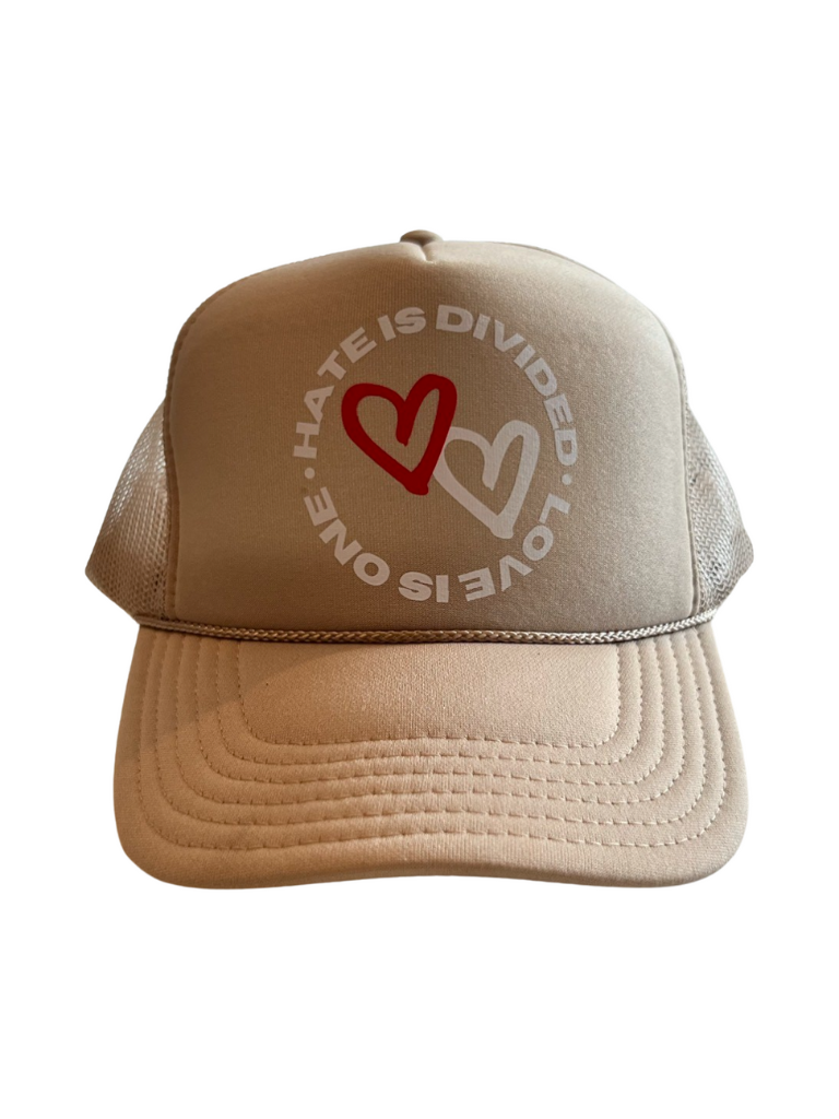 HATE IS DIVIDED. LOVE IS ONE®️ TRUCKER