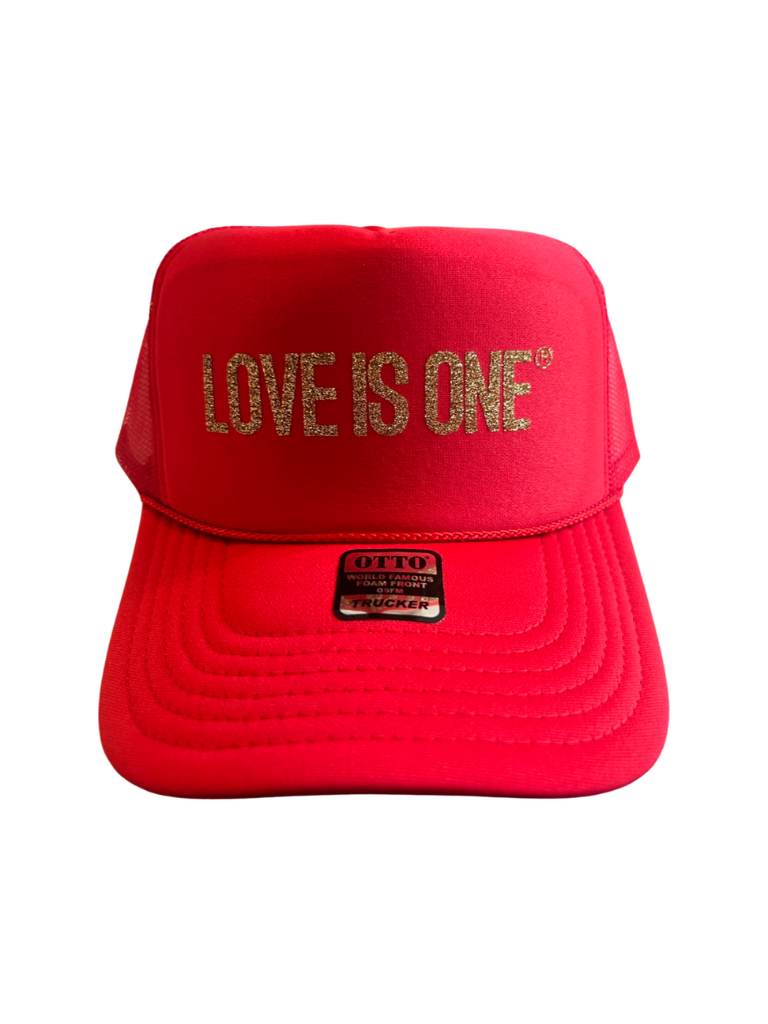 LOVE IS ONE® SIGNATURE GLITTER TRUCKER