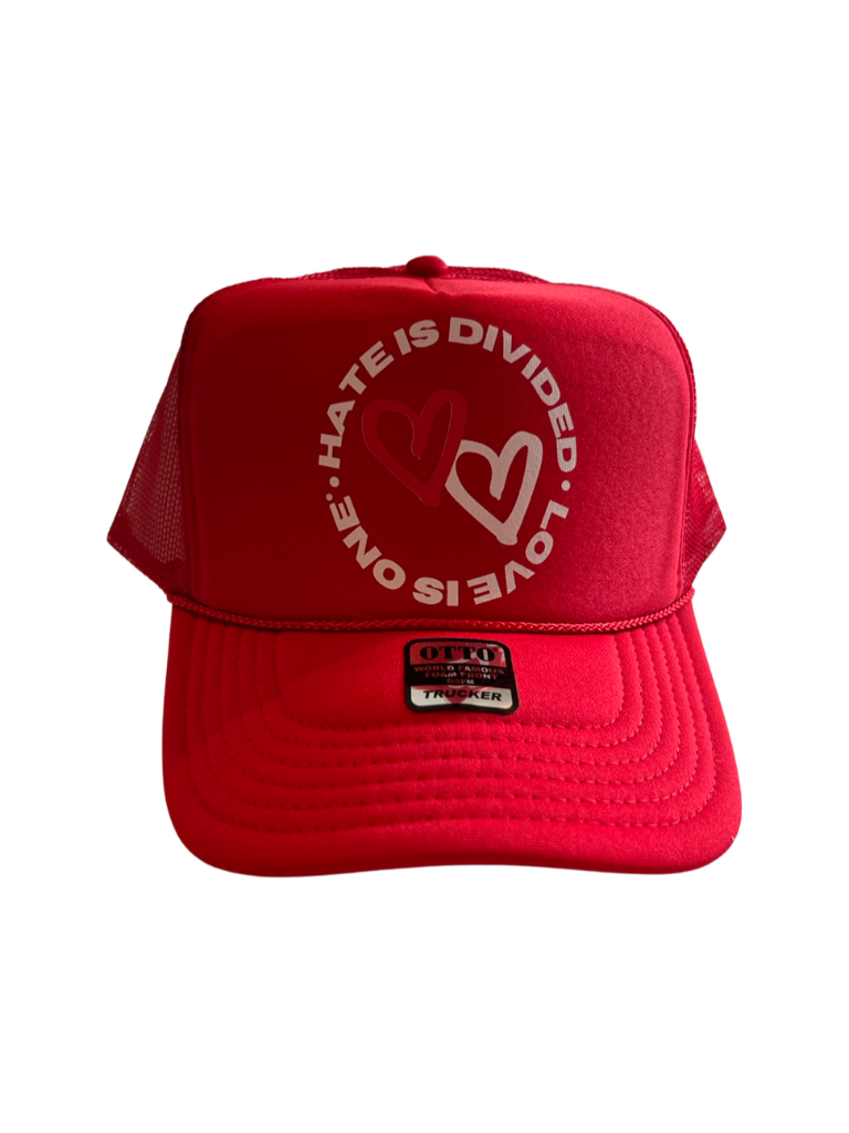 HATE IS DIVIDED. LOVE IS ONE®️ TRUCKER