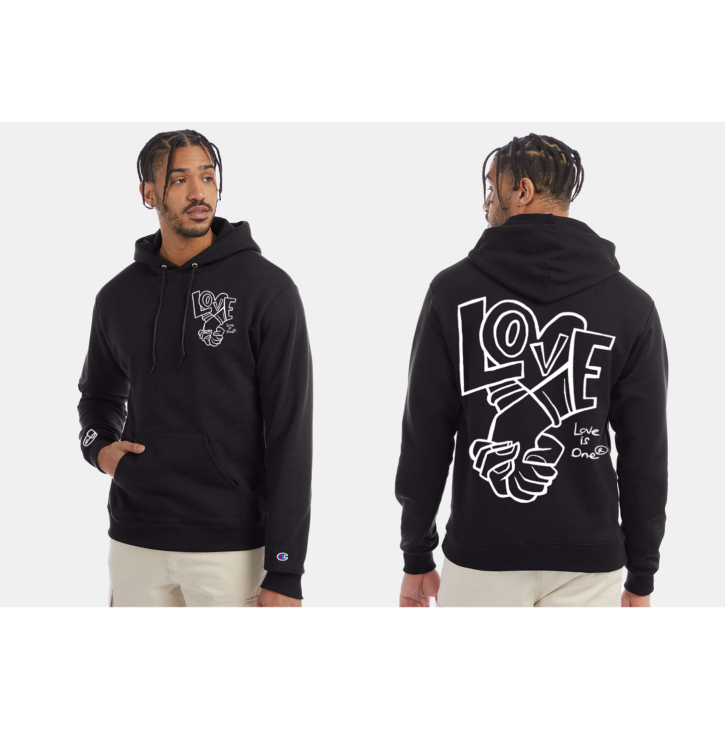 LOVE IS ONE® X CBABI "LOVE" HOODIE