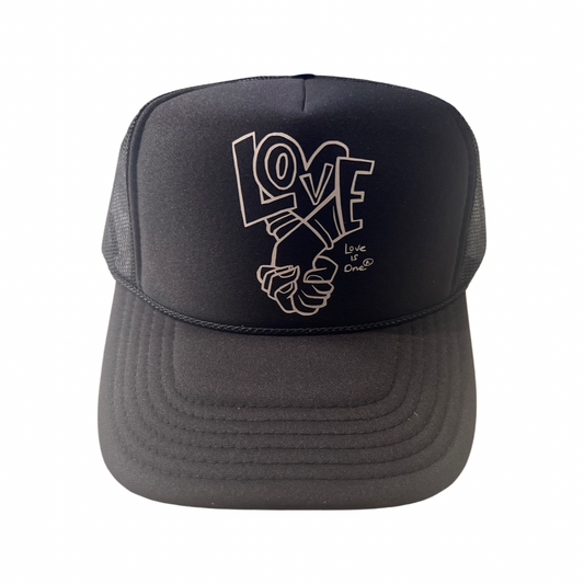 LOVE IS ONE® X CBABI "LOVE" Trucker Hat